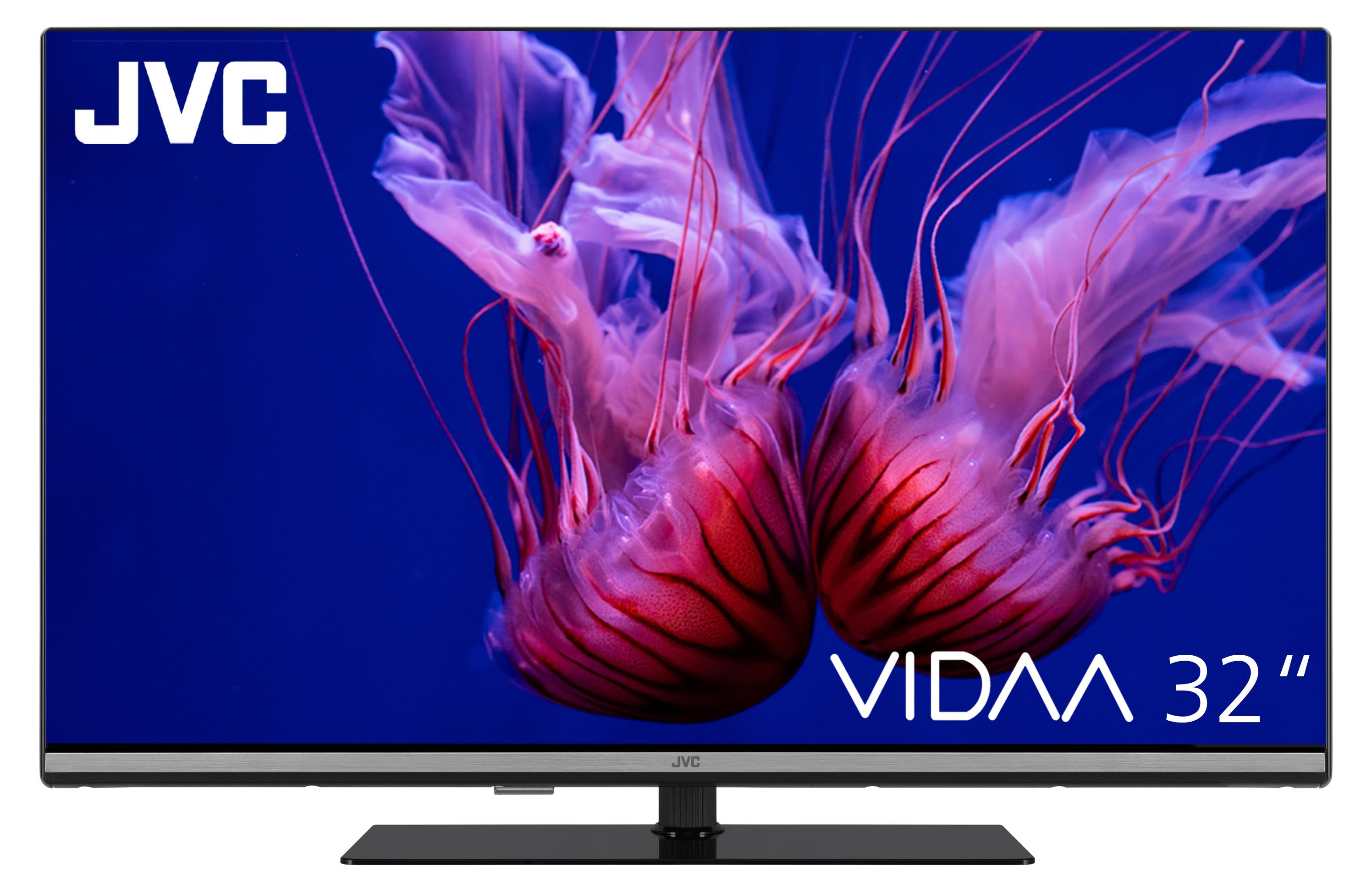 JVC LT-32VQF555D QLED Fernseher 32 Zoll Smart TV VIDAA Full HD Auflösung HDR TV Triple-Tuner (2026)