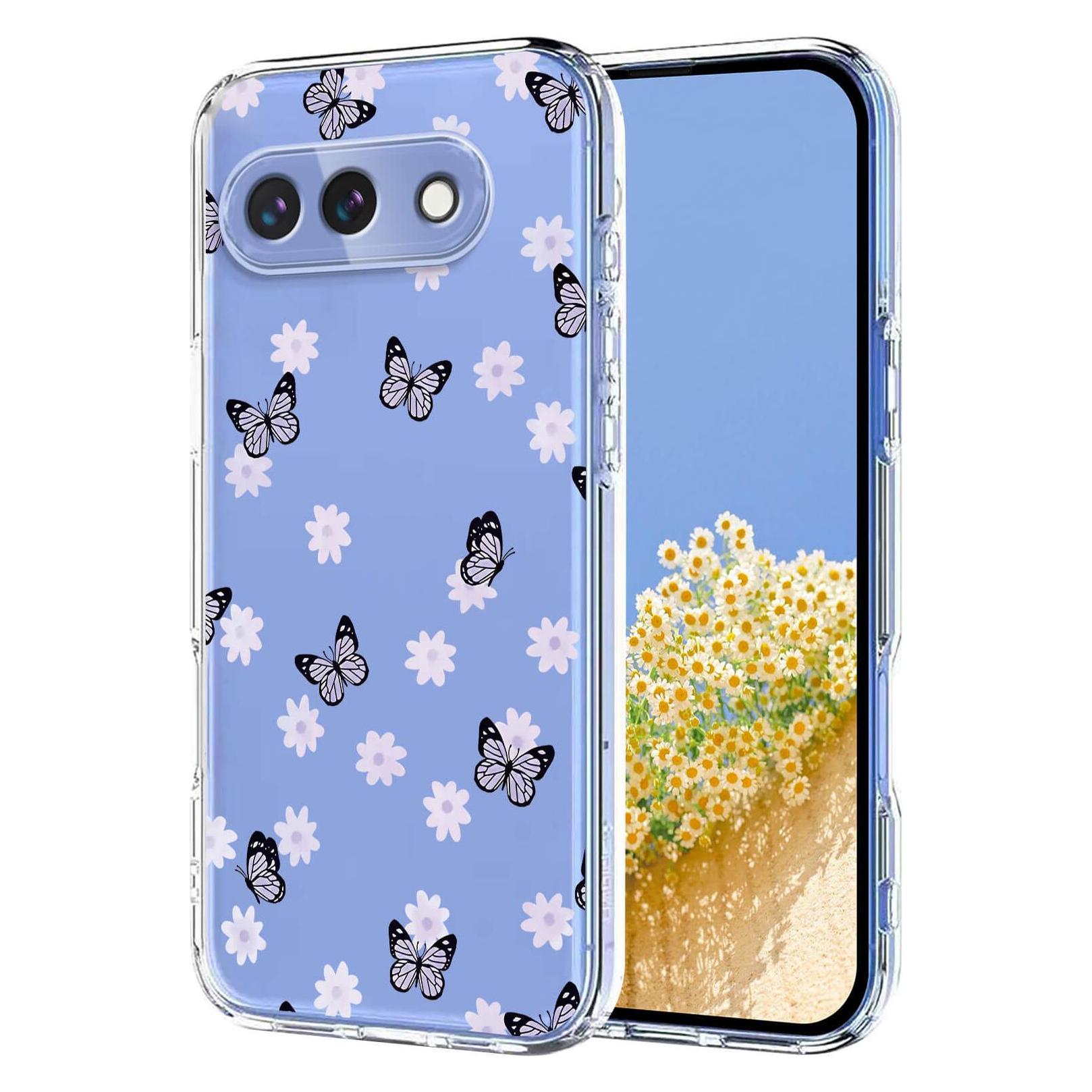 Cover-Discount Google Pixel 10a - Silikon Gummi Hülle Blumen (Google Pixel 10a) (68460692)
