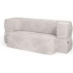 VitaliSpa, Sofa + Bettsofa, Sofa Lille, Beige, 190 cm mit Schlaffunktion