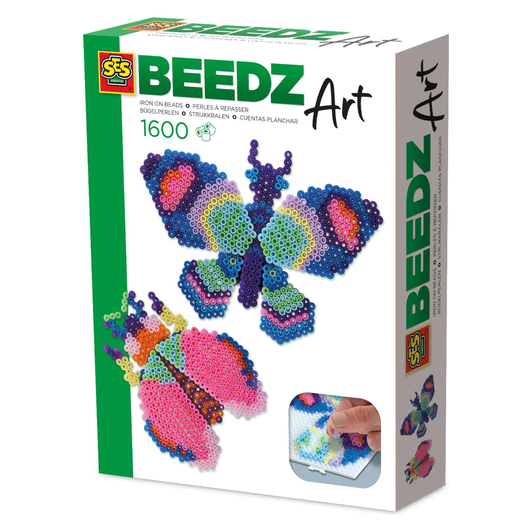 Ses Beedz Art - Butterfly and beetle (06026)