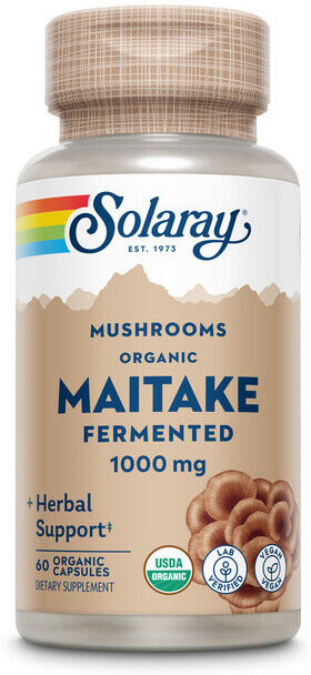 Solaray Maitake 500 mg 60 Vegetable Capsules