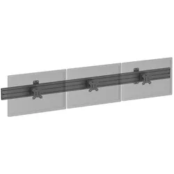 KIMEX - TV-Wandhalterung - Menu Board 3 Bildschirme 32'' schwarz