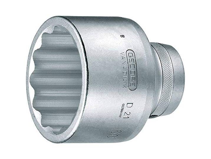 GEDORE Steeksleutelinzet 1 inch, UD-profiel 60 mm, 1 stuks, D 21 60