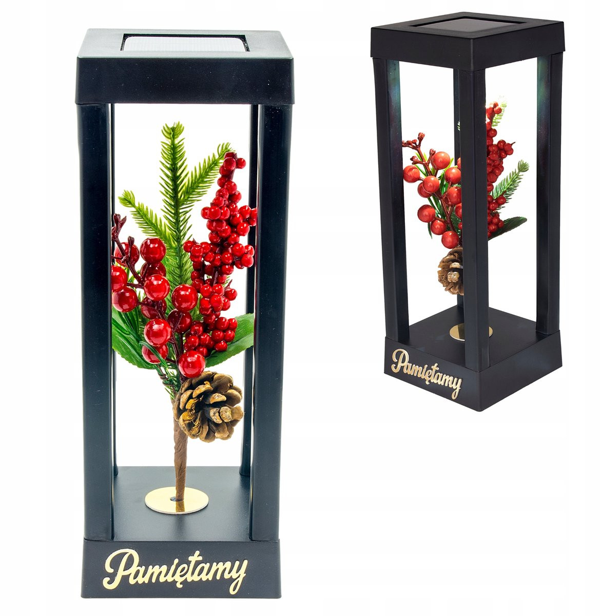 Decortrend Grote Zonnekerstlamp voor Graf Pamiętamy