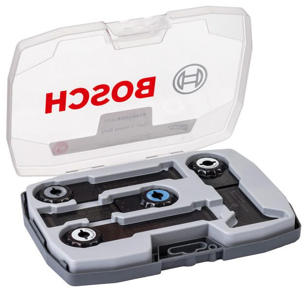 BOSCH Starlock Max Best of Heavy Duty Tauchsägeblätter-Set 4-teilig 2608664132