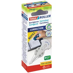 tesa, Korrekturmittel, Nachfüllkassette für Korrekturroller ecoLogo 8.4 mm