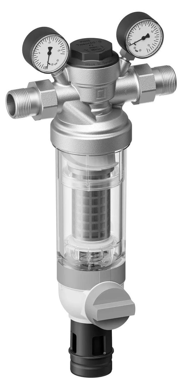 RESIDEO Hauswasser-Feinfilter F76S, 0,1 mm, bleifrei, Tülle 1", 1 Stk.