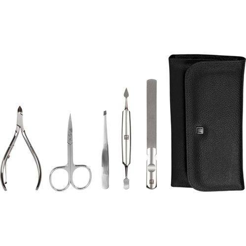 ZWILLING Maniküre Pediküre Set 5tlg. mit Nagelzange, Leder