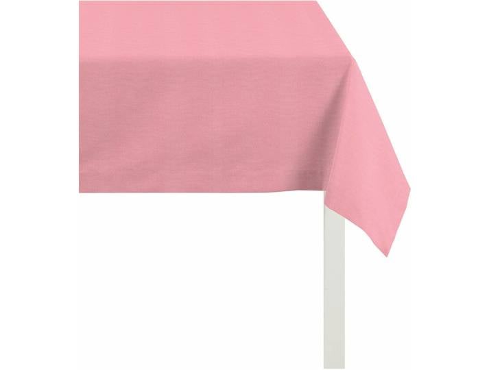 Tischdecke APELT 4362 Rips - UNI Gr. 1, rosa, Ø:170cm, Baumwolle, Polyester, Tischdecken, Tischdecke, Wasser- und Schmutzabweisend