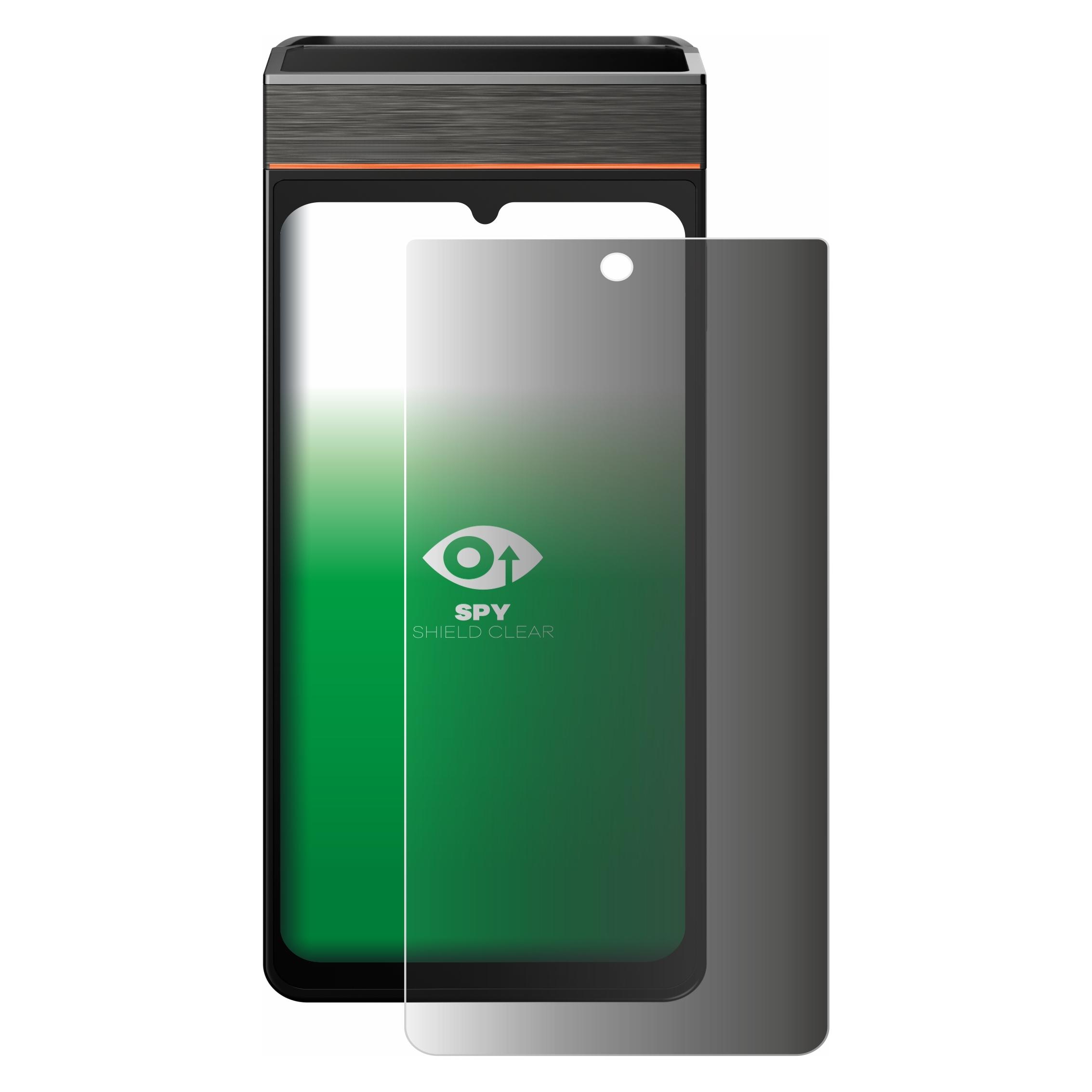upscreen Sichtschutzfolie für Sunmi V3e Anti-Spy Privacy Folie Blaulicht-Schutz (3563947)