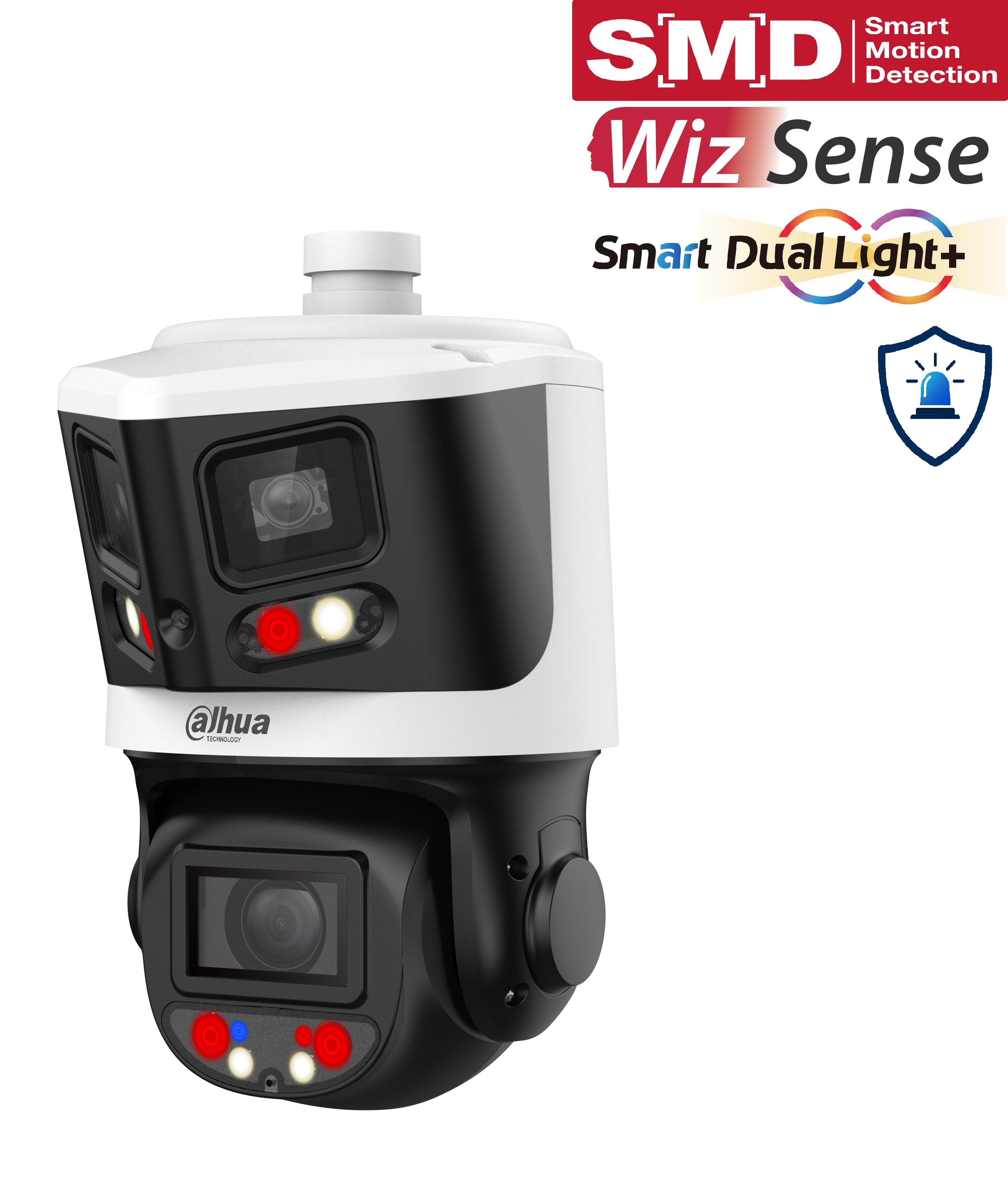 Dahua SDT3E410-8P-MB-A-PV1 IP PTZ Panorama Überwachungskamera 8MP 4MP WizSense Starlight SMD 4.0