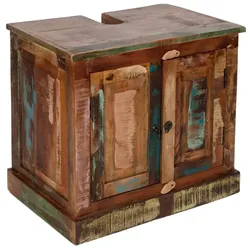 Waschbeckenunterschrank 'Seaside' Massivholz Recycletes Holz Shabby Chic