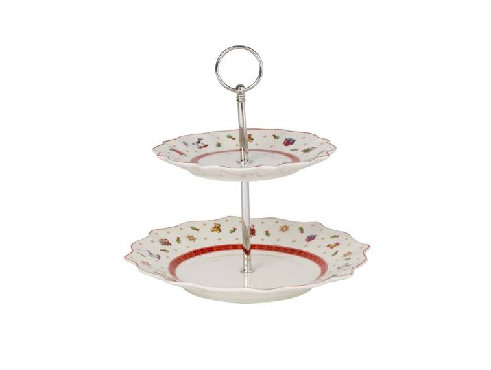 Etagere VILLEROY & BOCH Etagere Toy's Delight ø 24,5 cm bunt , bunt, L:24,5cm, Porzellan, Servierplatten, Etagere