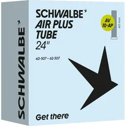 Schwalbe Schlauch Nr. 10-AP Air Plus 24 Zoll Schraderventil (AV)
