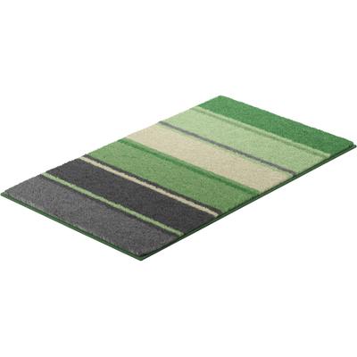 Badematte GRUND "Summertime", grün, H:20mm, Kunstfaser, Badematten, Badematte, bunte Badematte mit Streifen