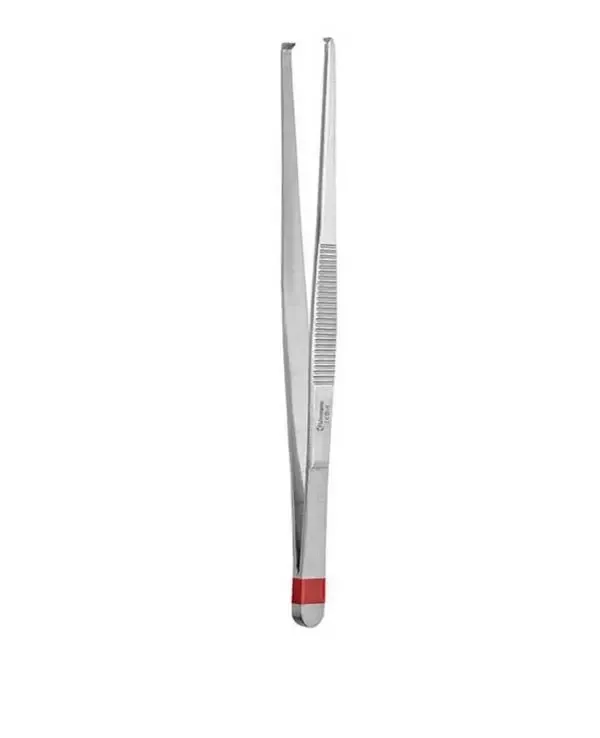 Fuhrmann GmbH Einmal-Pinzetten chirurgisch Standard, 14,5 cm, 1 x 2 Zähne, Metall, steril, 25 Stück 36282-3