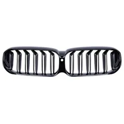 Sport-Kühlergrill passend für BMW 5er G30 G31 LCI Doppelsteg Schwarz glänzend