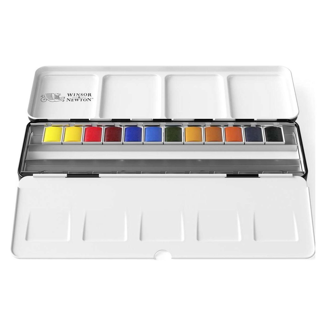 Winsor & Newton Watercolour proff. 12x1/2 pans in box (5 ml) (0193548)