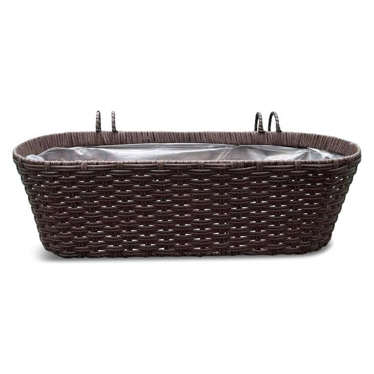 Domoletti Flowerpot 53000011110, plastic, Ø 50 cm, brown (53000012324)