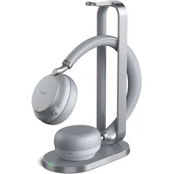 Yealink Bluetooth Headset BH72 Teams Light Gray USB-A (Kabellos, USB-A, Microsoft Teams), Office Headset, Grau
