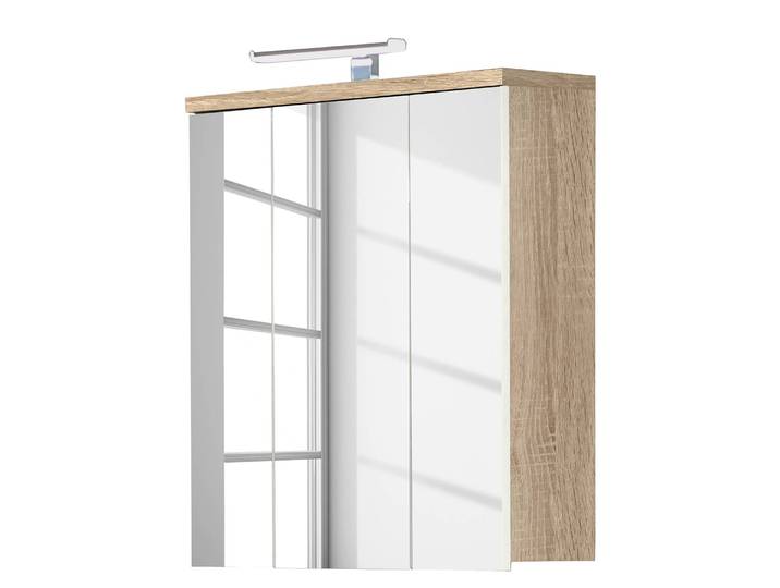Spiegelschrank I 69 x 68 x 20cm Beige/Eiche Sonoma Dekor