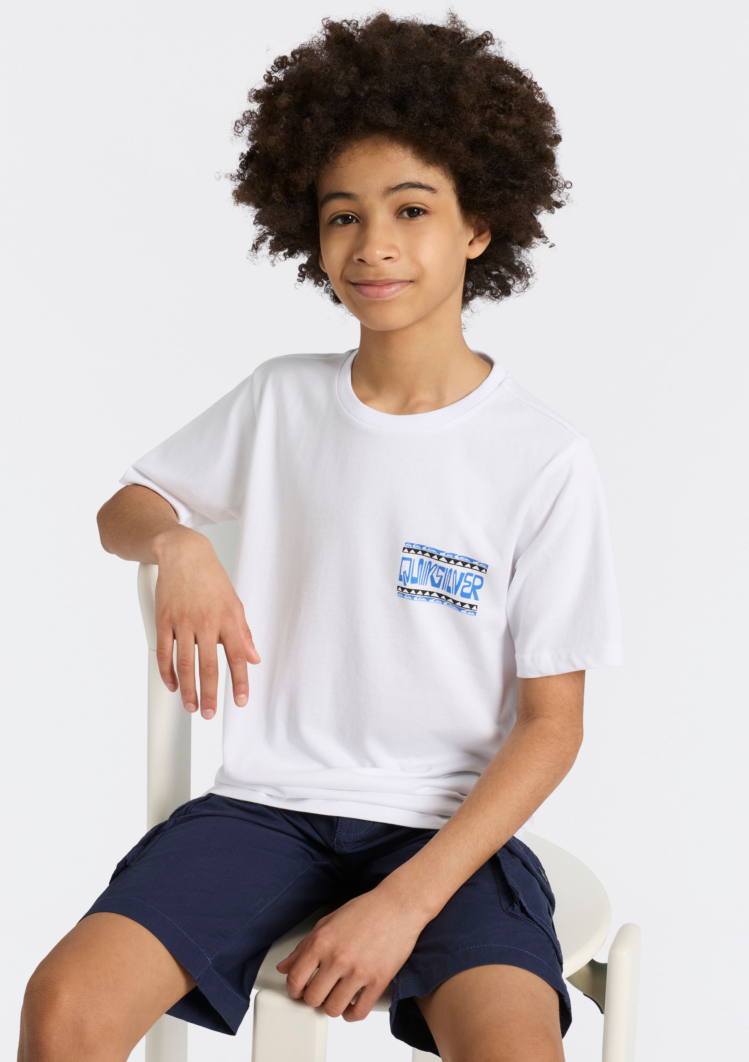 T-Shirt QUIKSILVER "WRAP FRAM CRAZY SESHORT SLEEVE SHORT SLEEVE PAK Y", Jungen, Gr. S, bunt (assorted), Jersey, Obermaterial: 100% Baumwolle, Rundhals, Shirts T-Shirt, sportliche Passform, Kurzarm, sportlich, im 2er-Pack, für Kinder assorted S