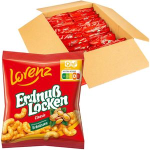Lorenz Erdnussflips ErdnußLocken Classic, je 30g, 20 Beutel