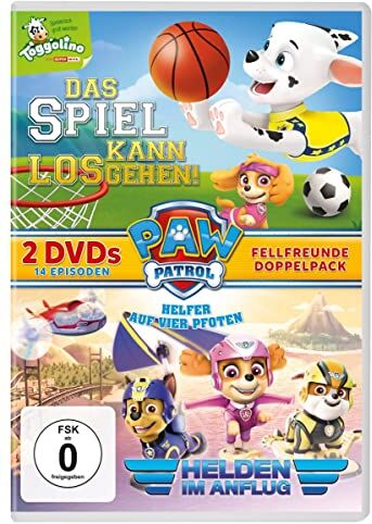 Paw Patrol: Das Spiel kann losgehen & Paw Patrol: Helden im Anflug [2 DVDs] - Preis vom 11.10.2026 03:10:56 h