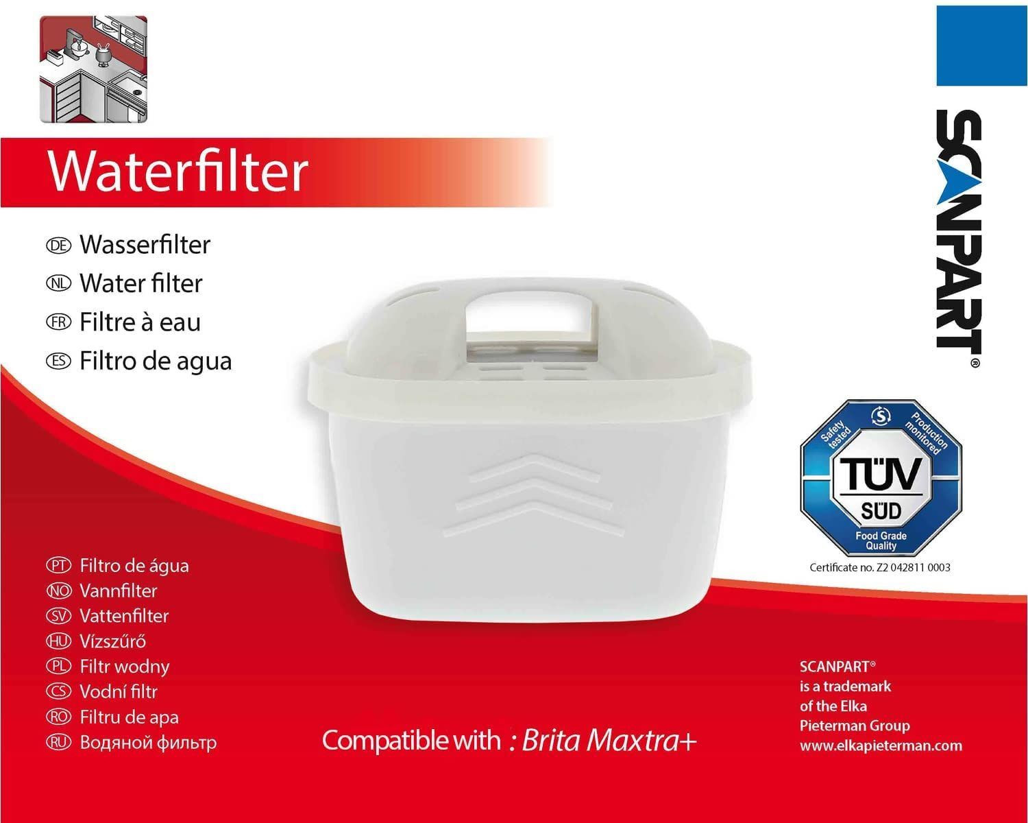 Scanpart Waterfilter compatibel met Brita Maxtra Plus