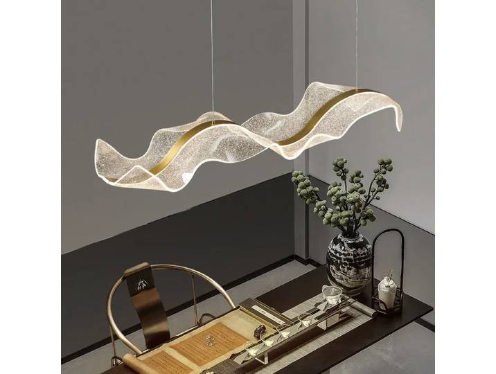 Lampes suspendues LED de style nordique en acrylique pour table, salle à manger, cuisine, bureau, lustre de plafond, luminaire suspendu