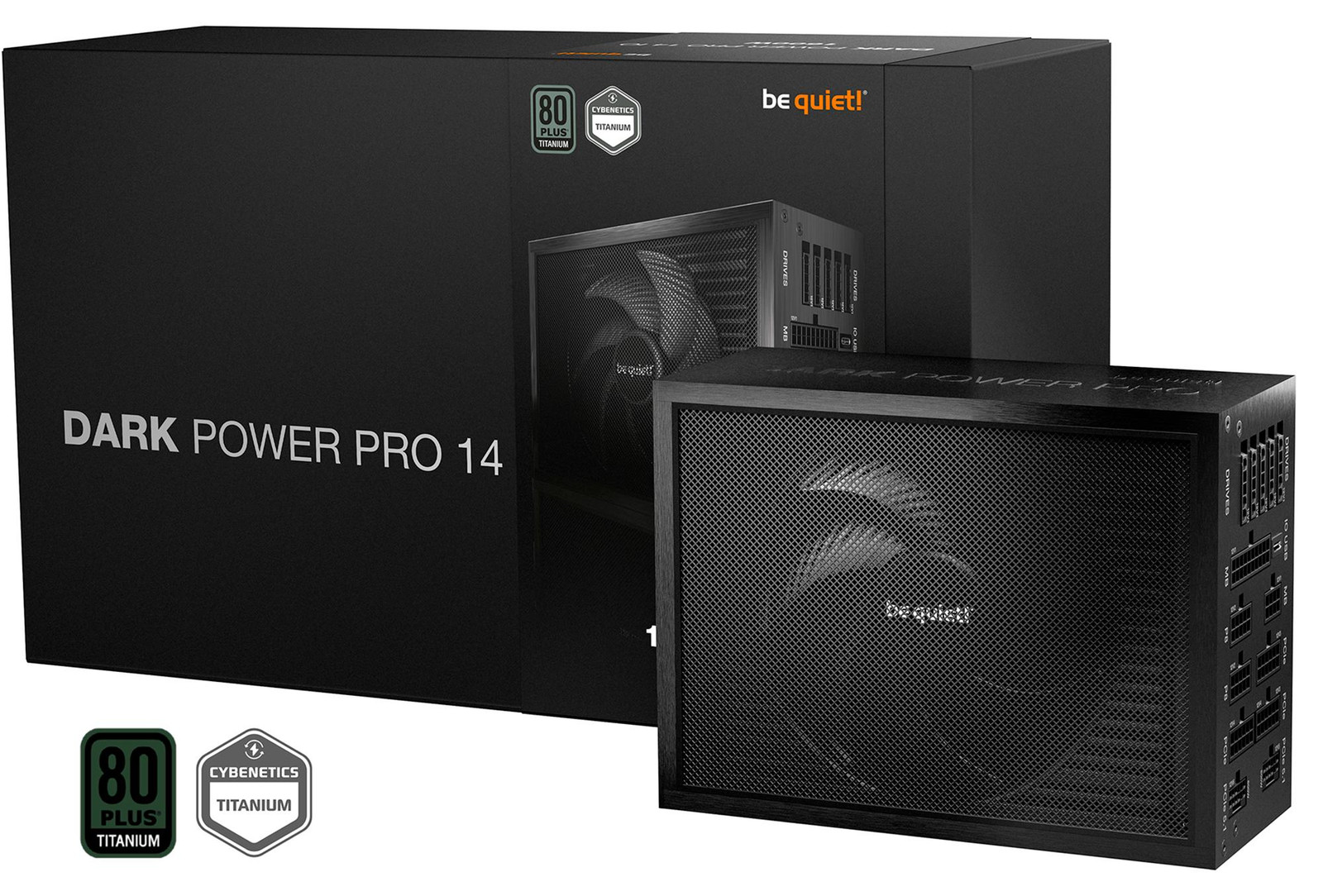 Be Quiet! Dark Power Pro 14 IO ATX PC- en servervoeding