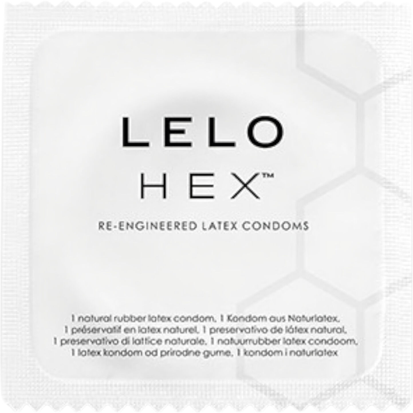 Lelo Hex Original - kondomi - ohut lateksi - 1 kpl
