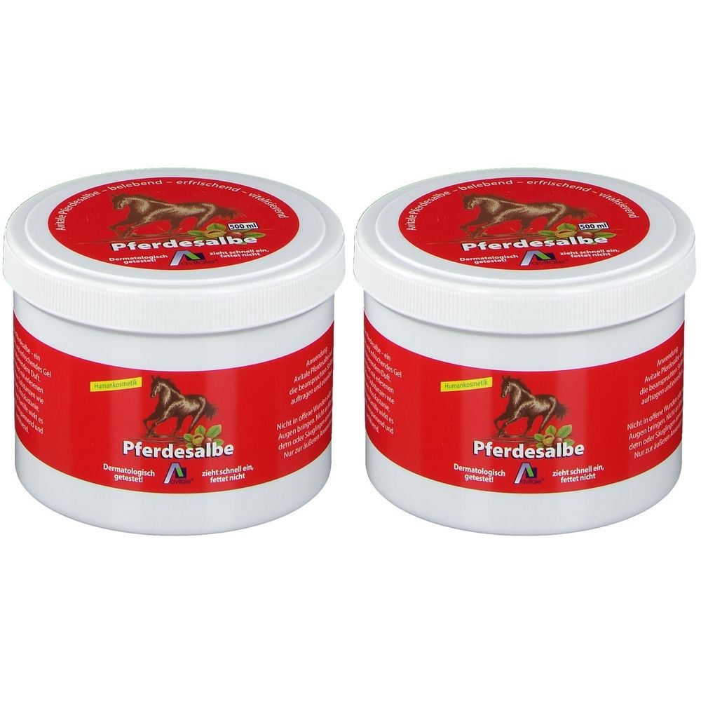 Pferdesalbe m.Rosskastanie 2x 2x500 ml Salbe