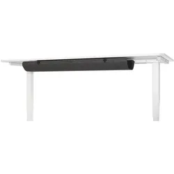 Kabelkanal Schreibtisch aus Filz für große Kabelmengen, Dunkelgrau/Schwarz - Yaasa Cable Management Large