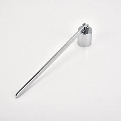 Inspired Living Premium Candle Snuffer Stainless Steel Candle Extinguisher With Long Handle Bell Design sb081 mzt silver