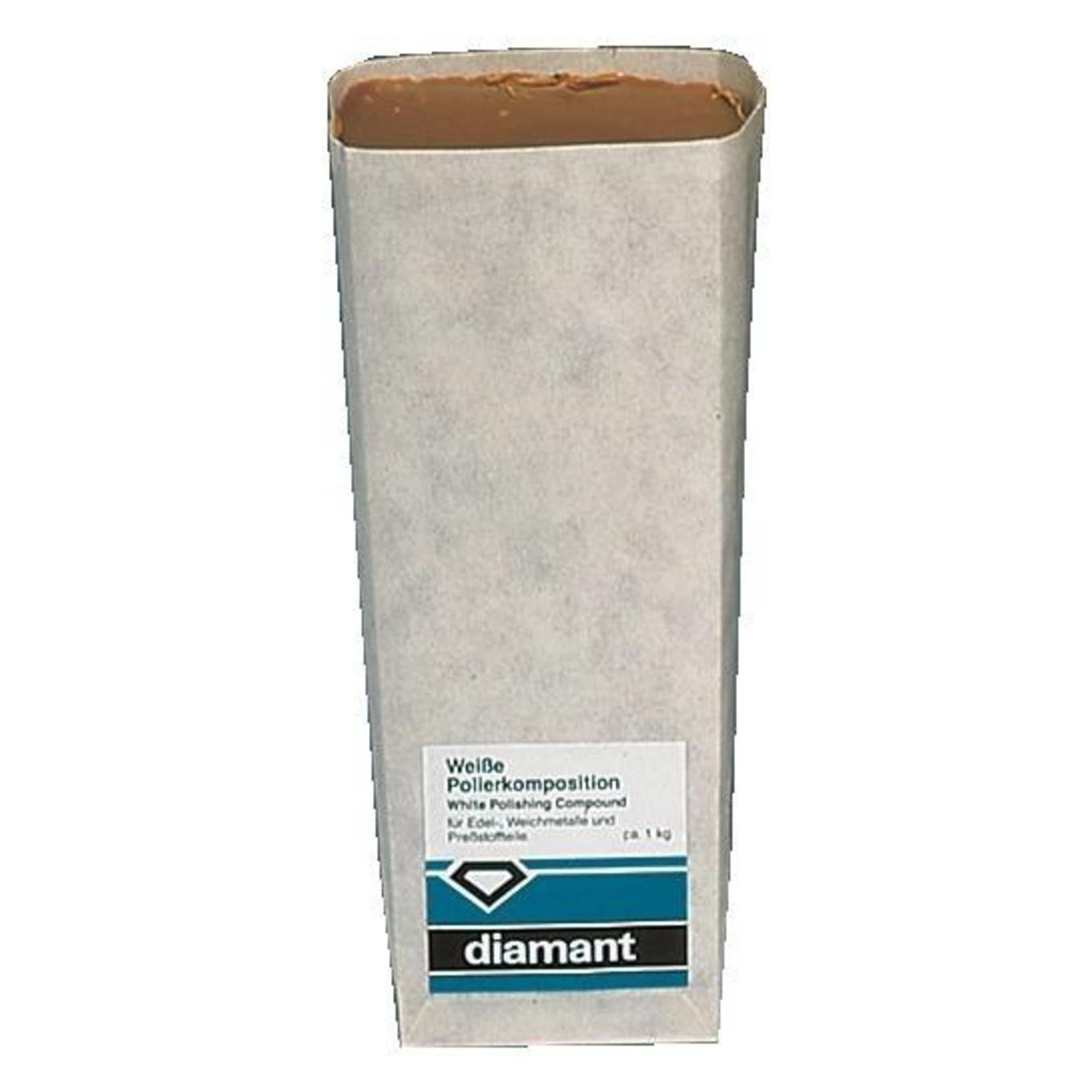 Diamant Schleif- und Polierpaste Polierkomposition weiss-beige (112 50)