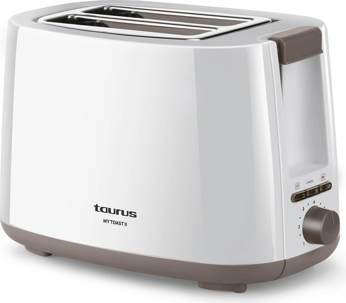 Taurus My Toast II broodrooster, 750W, wit