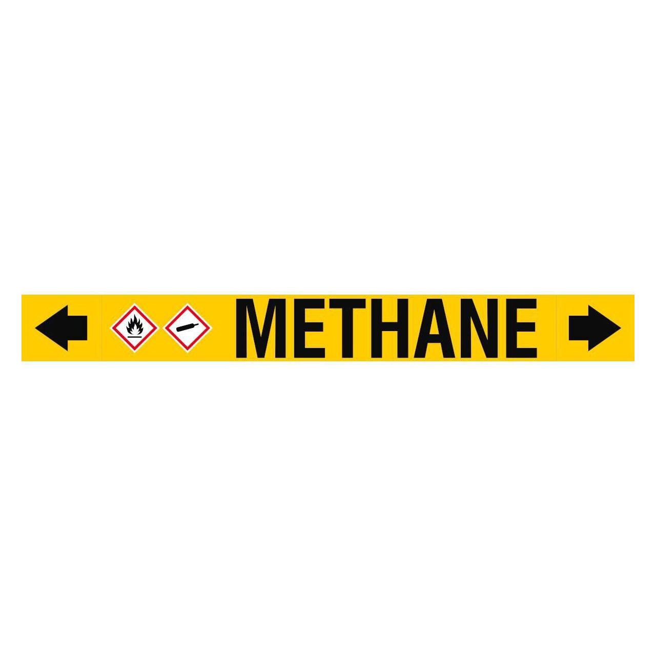 Brady ASME - Rohrmarkierer - Methane (ASMEPM-100X920MM-METHANE)