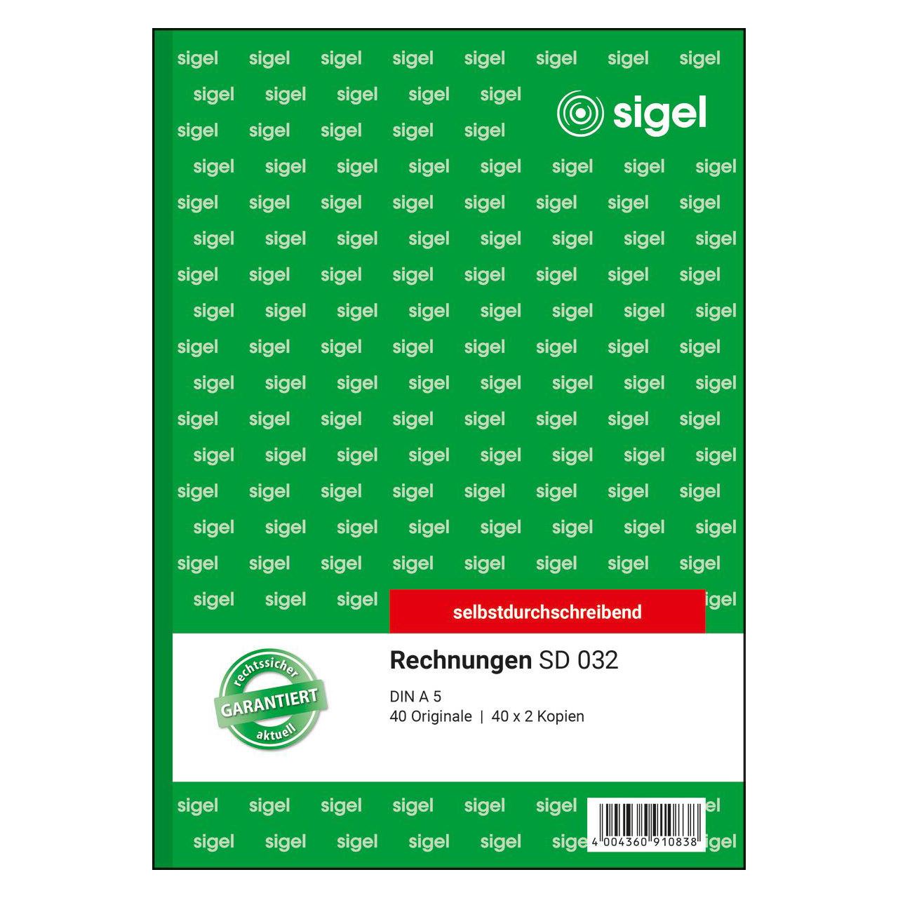 SIGEL Rechnung Formularbuch SD032