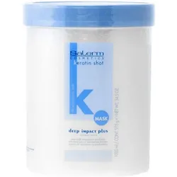 Salerm, Haarmaske, Keratin Shot Deep Impact Plus Mask 1000 ml (1000 ml)