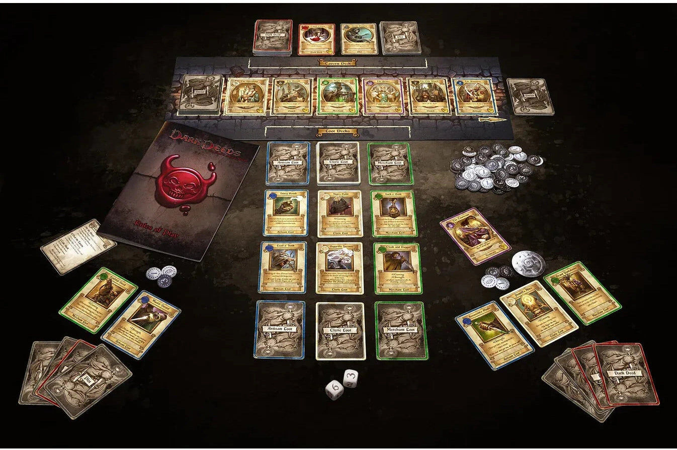 Dark Deeds Tabletop Board Collectible for Adults, 2-5 Players, Ages 14+, MODIPHIUS ENTERTAINT LTD