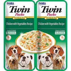 INABA DOG Twin Huhn Gemüse 2x40g