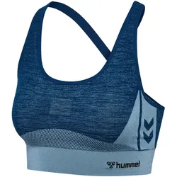 hummel hmlCLEA Seamless Sports Top 7782 - navy peony/faded denim M