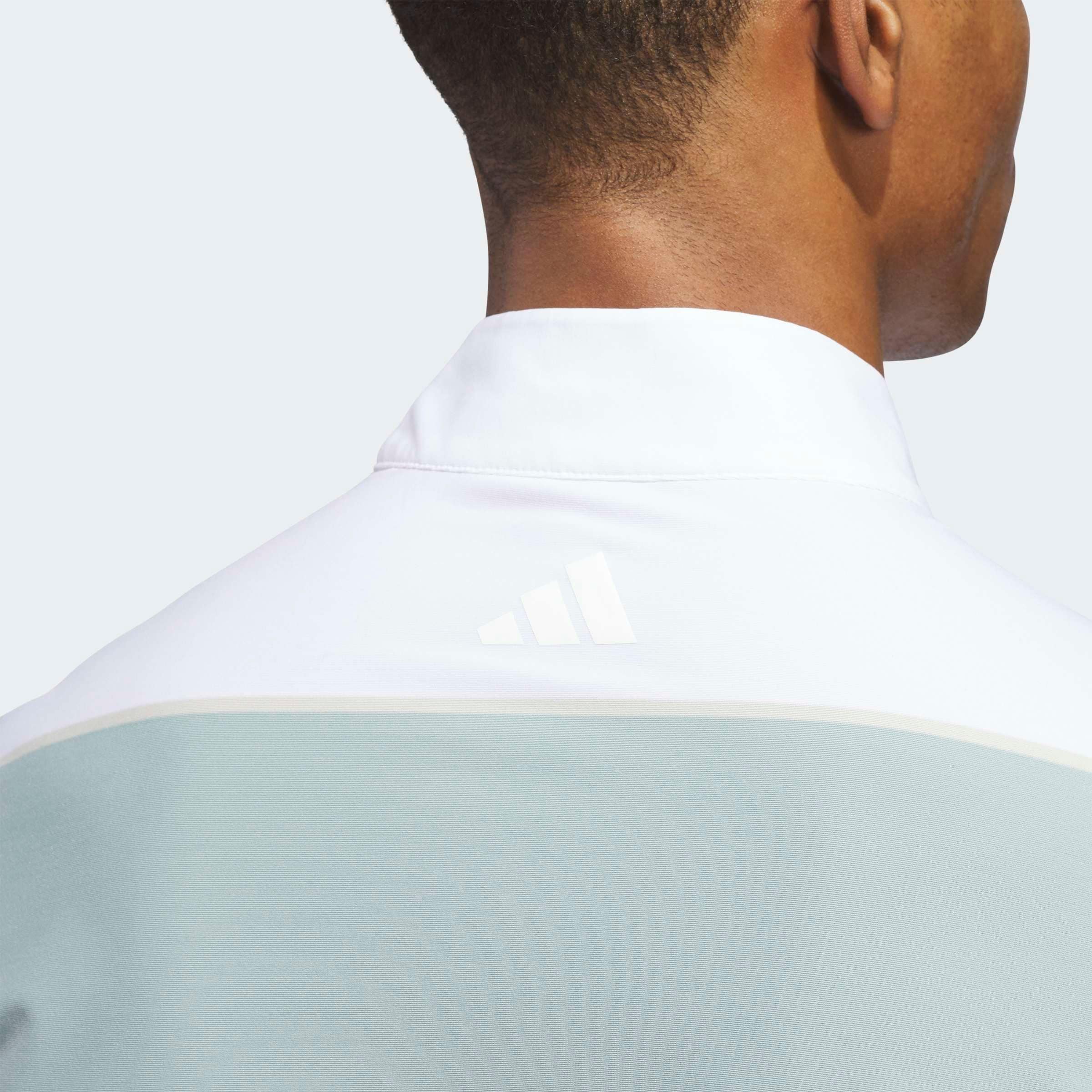 Sweatshirt ADIDAS PERFORMANCE "ULT RUGBY QZ", Herren, Gr. L, weiss (wonder sage, weiß), Obermaterial: 84% Polyester, 16% Elasthan, normal, Rundhals, angesetztes Bündchen, Sweatshirts Sweatshirt wonder sage, weiß L
