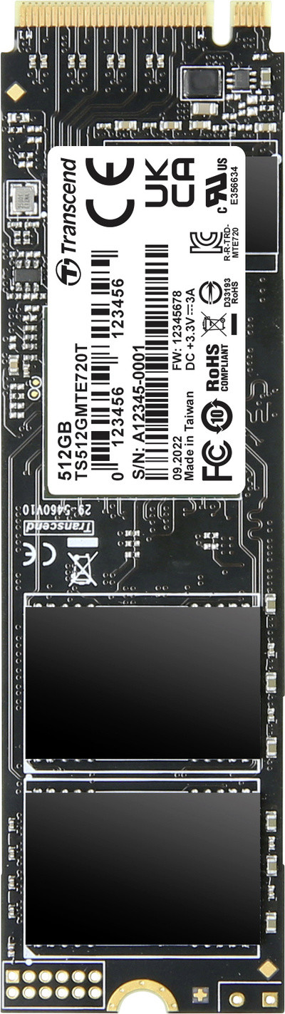 Transcend 512 GB Interne PCIe SSD (TS512GMTE720T-VS1)