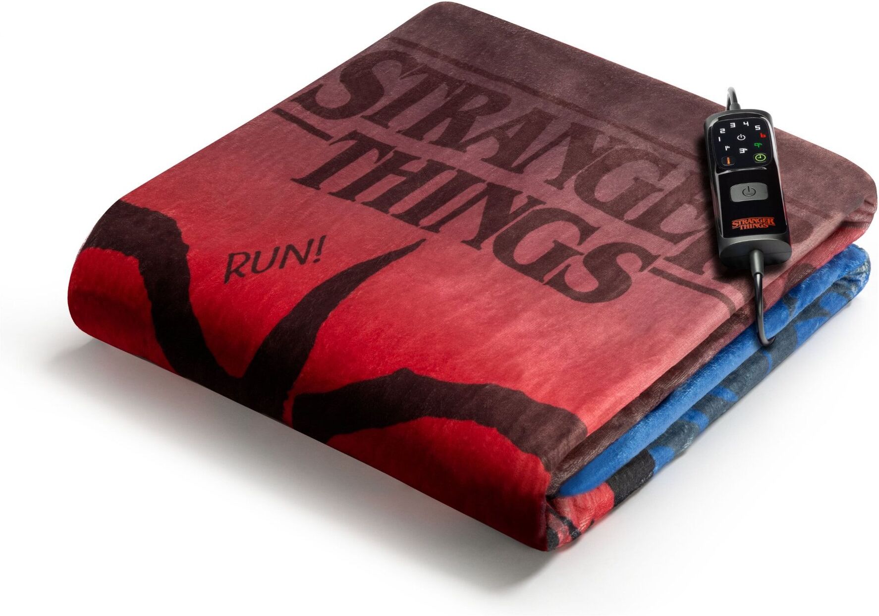 Coperta elettrica Imetec 26177 CALDOPLAID Stranger Things Red e Blue