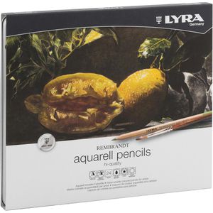 Lyra Aquarellstifte Rembrandt Aquarell M24, farbig sortiert, 24 Stück