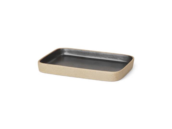 Ferm Living Plateau décoratif Bon Petit Beige-noir
