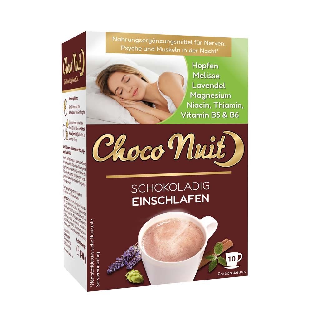 Choco Nuit Gute-Nacht-Schokogetränk Pulver 10x14 g