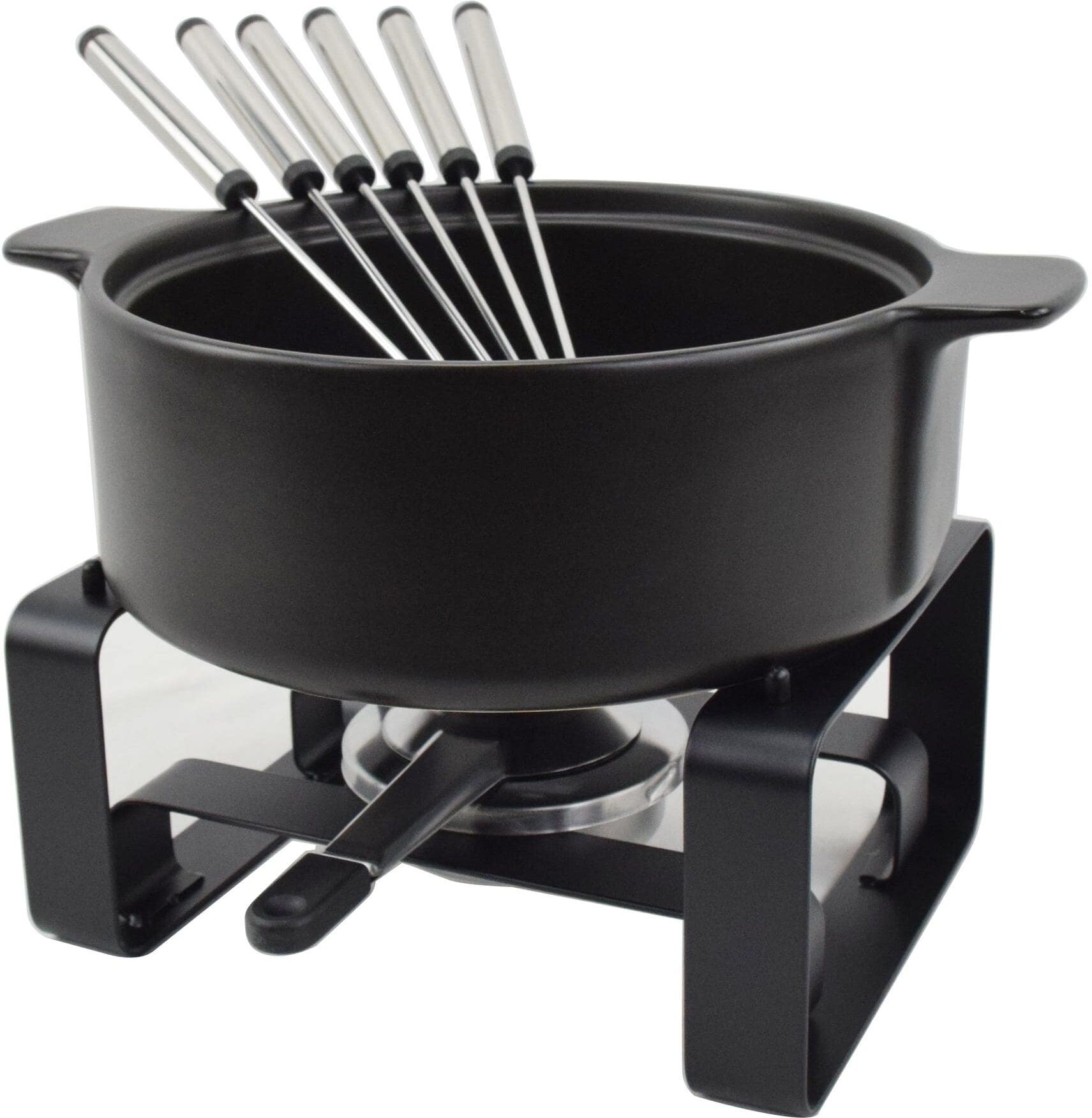 OHMEX Fondue "OHM-FND-1116 9 Teile", schwarz, Fondues, Fondue schwarz Einheitsgröße